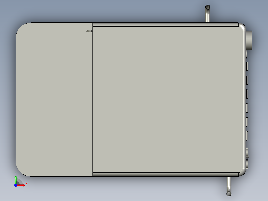 技术远程气体检测系统前视图