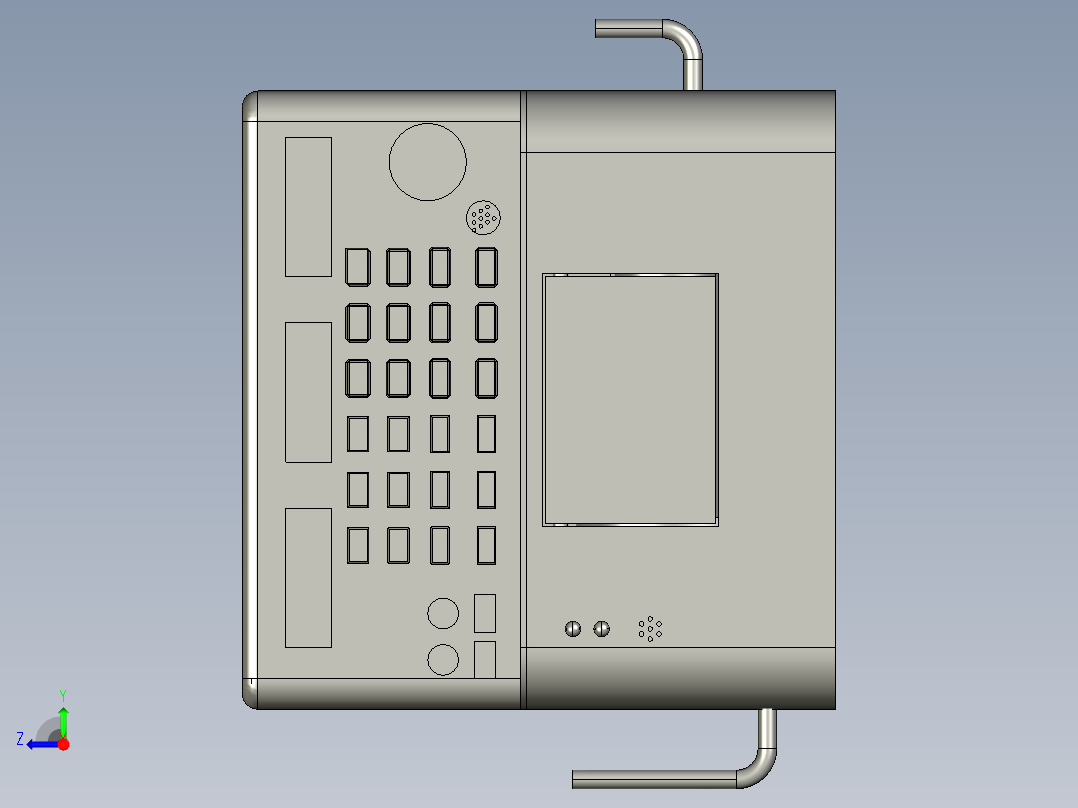 技术远程气体检测系统右视图
