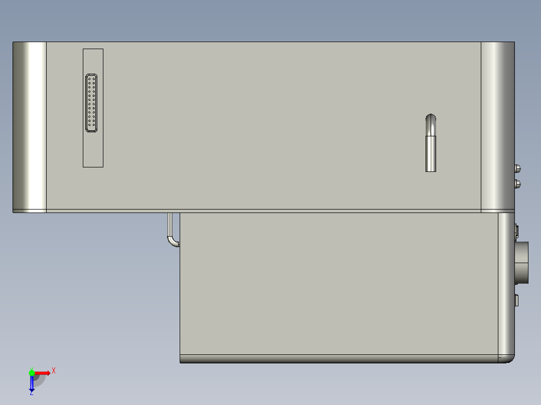 技术远程气体检测系统俯视图