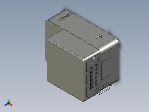 技术远程气体检测系统正等轴测缩略图