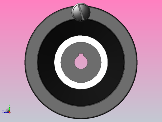 背面波纹手轮B装配[WCBH220B]右视缩略图