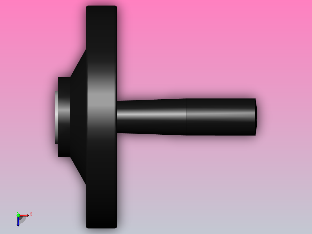 背面波纹手轮B装配[WCBH220B]俯视图