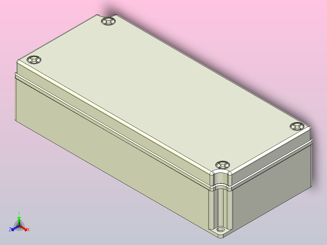 接线盒ZKN08-20P正等轴测图