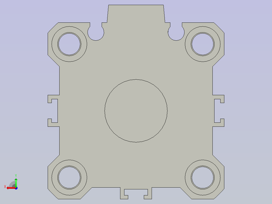 裁刀氣缸后视图