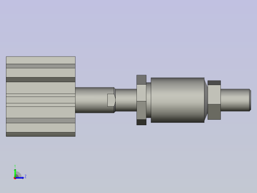 裁刀氣缸左视缩略图
