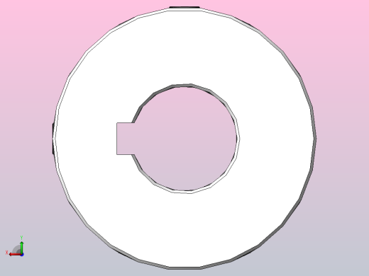 LK7系列键槽平行式联轴器[LK7-50K]后视缩略图