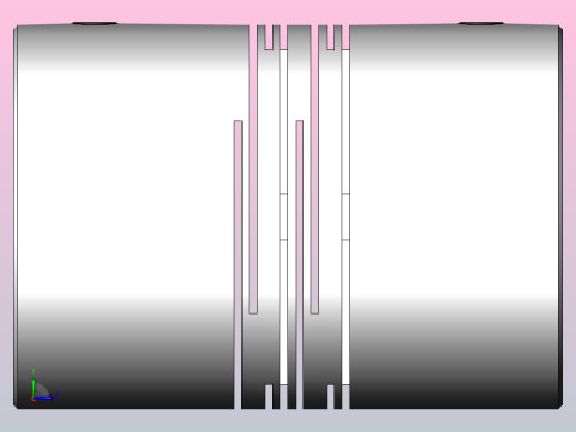 LK7系列键槽平行式联轴器[LK7-50K]左视缩略图