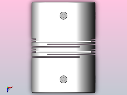 LK7系列键槽平行式联轴器[LK7-50K]俯视缩略图