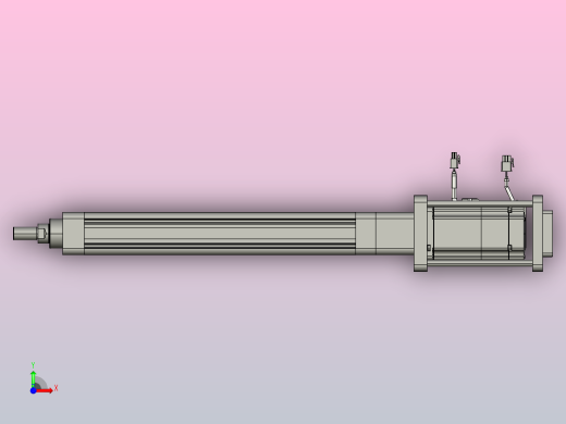 轻载电动缸TPA-ESR50-1610C-L300-M-FB-W-P75-C3前视缩略图