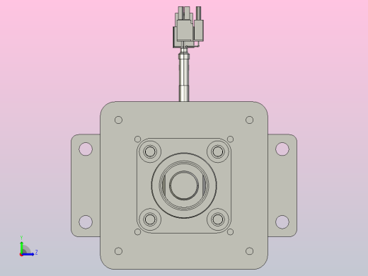 轻载电动缸TPA-ESR50-1610C-L300-M-FB-W-P75-C3左视缩略图