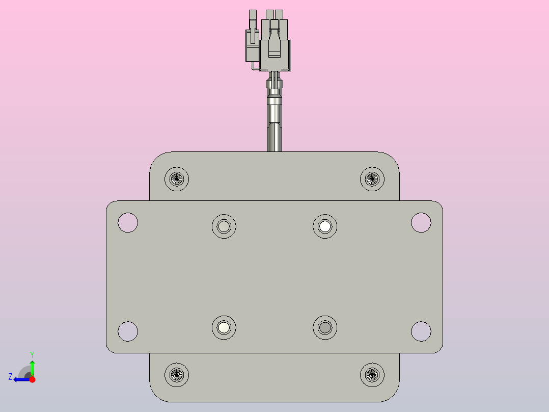 轻载电动缸TPA-ESR50-1610C-L300-M-FB-W-P75-C3右视图