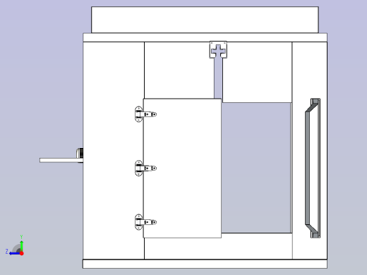 一款输送粉末涂层炉3D右视缩略图