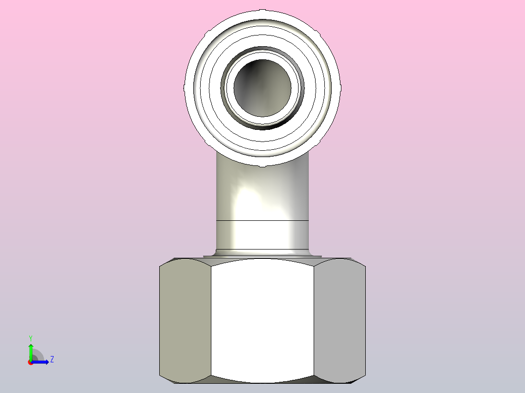 标准液压接头1CF46-15-8左视图