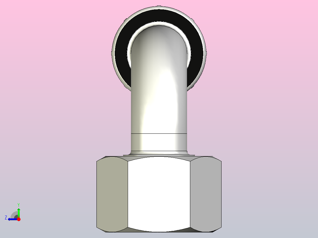 标准液压接头1CF46-15-8右视图