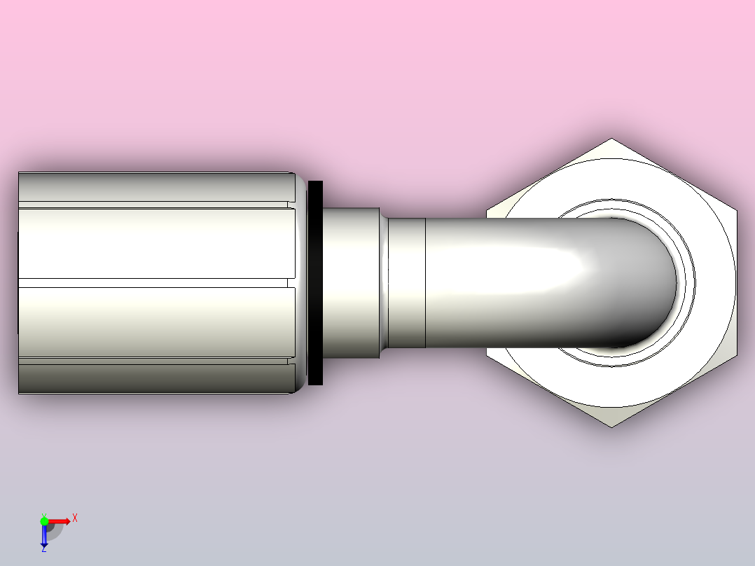 标准液压接头1CF46-15-8俯视图