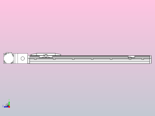 机器人皮带驱动直线轴TPA-GCB-150-P80-L650-QL-M75-N3右视缩略图