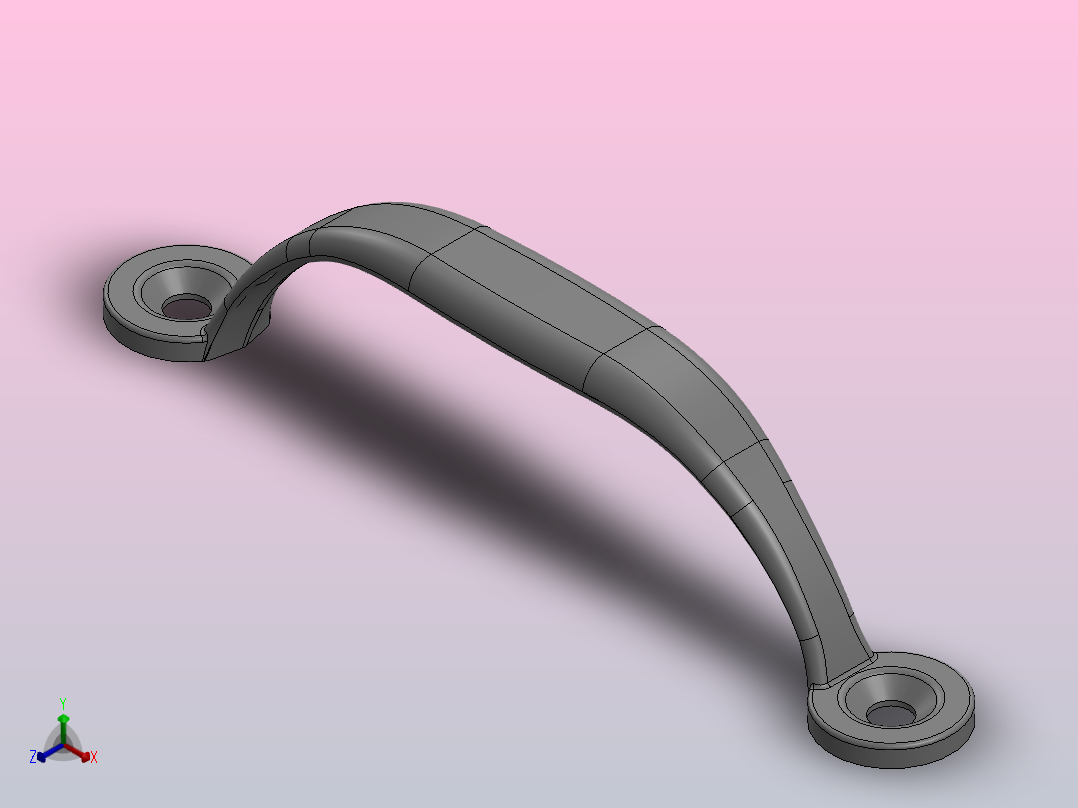 TCH-500-153804把手正等轴测图