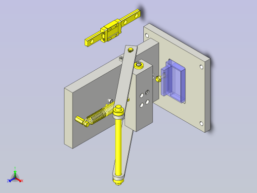 一款树脂外壳压入夹具3D图纸