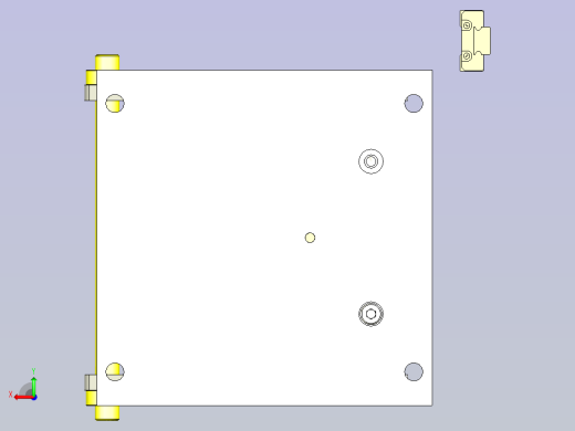 一款树脂外壳压入夹具3D图纸后视缩略图