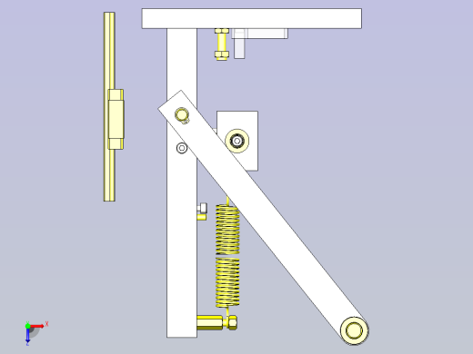 一款树脂外壳压入夹具3D图纸俯视缩略图