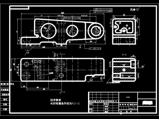 ca6140机床后托架（831001）工艺及钻顶面四孔夹具设计【含三维solidworks】缩略图