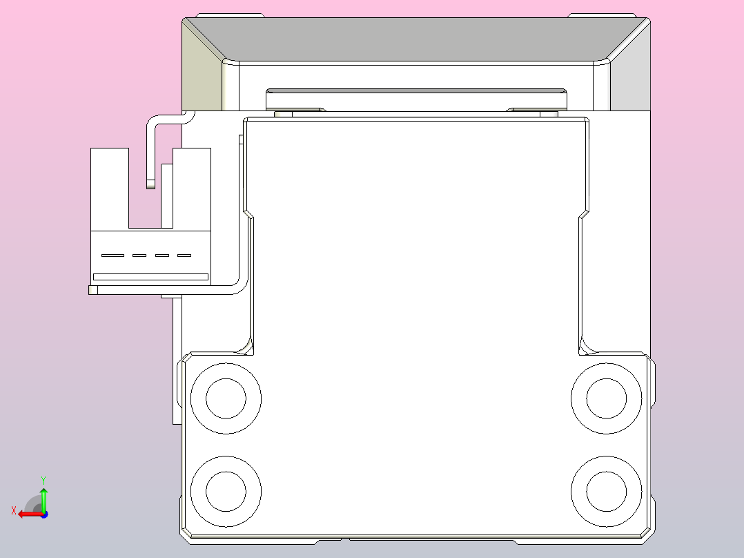 滚珠丝杠直线轴内置导轨TPA-GCR-50-1210C-L800-M-M10-N3后视图