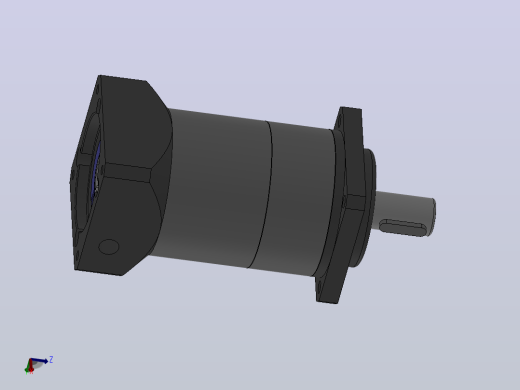 精密行星齿轮减速机 PAF60-L2 3D模型Solidworks设计