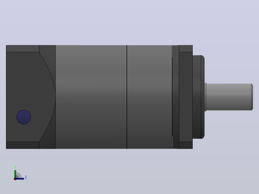 精密行星齿轮减速机 PAF60-L2 3D模型Solidworks设计左视缩略图