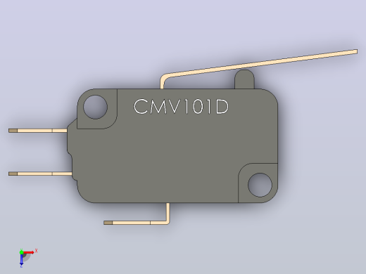 限位开关CNTD CMV101D微动开关俯视缩略图