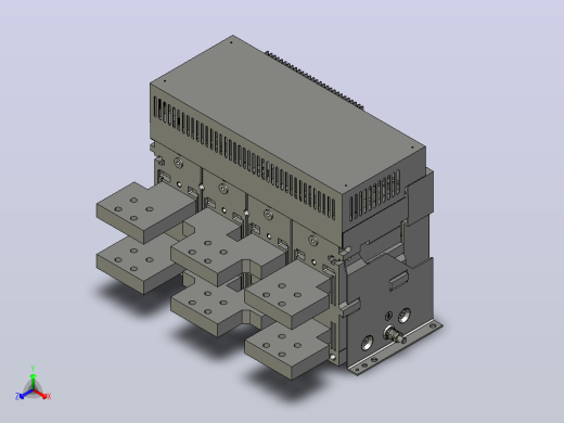 NA1-4000X-4000 3P固定万能式断路器三维模型202202