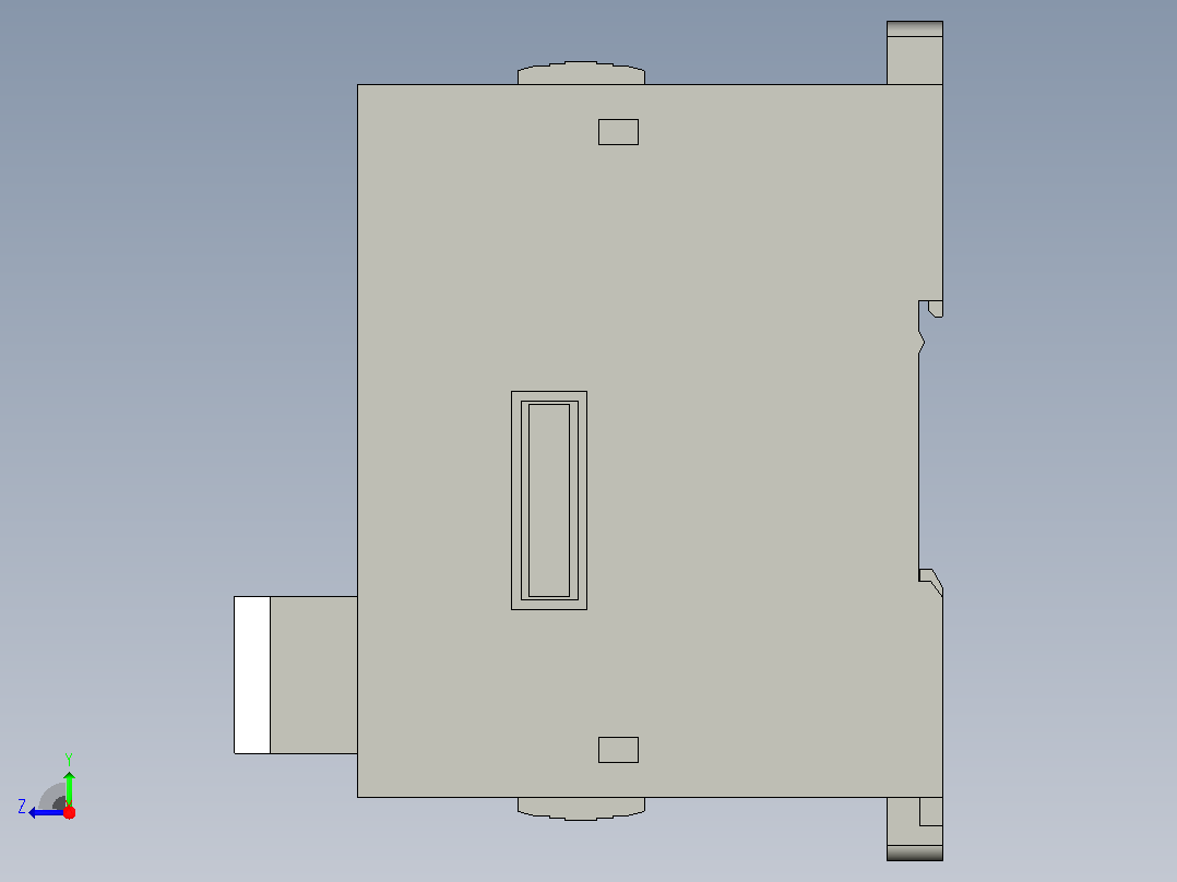 可编程控制器fx3u-485adp_a_stp右视图