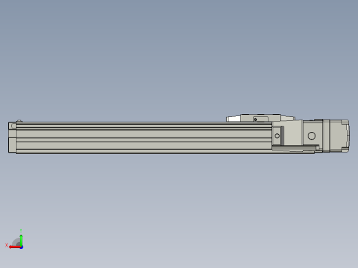 GTH4-L#-250-BR-M05-C3 GTH4内嵌式螺杆滑台 电机右折 TOYO滑台后视缩略图