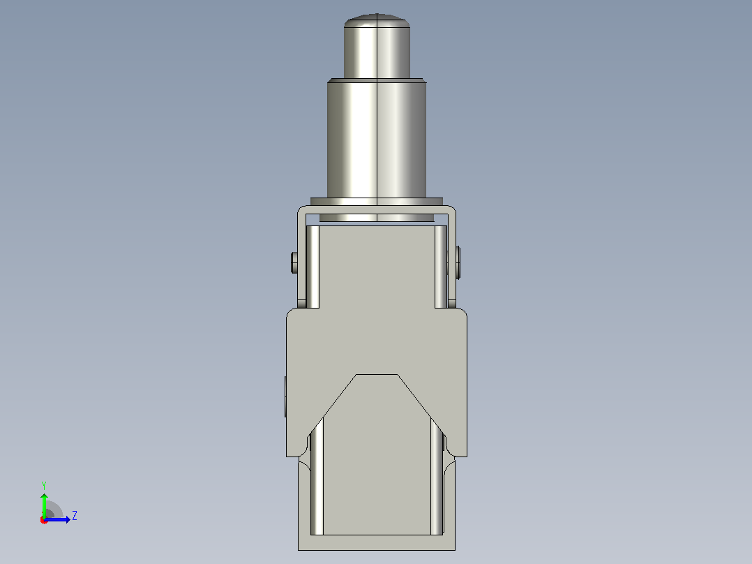 行程开关传感器TZ-7110左视图