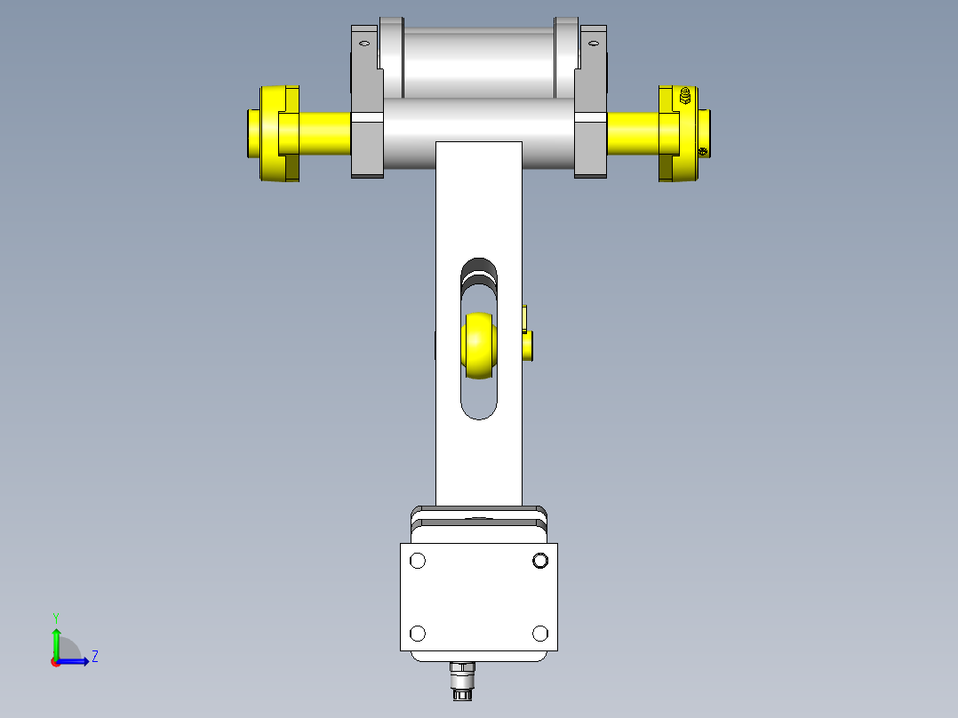 齿轮间传递搬运左视图
