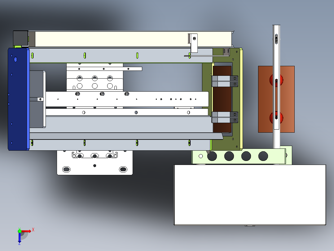 翻转40度连杆sw18可编辑俯视图