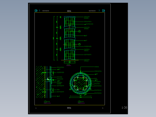 现代式柱详图-09060006