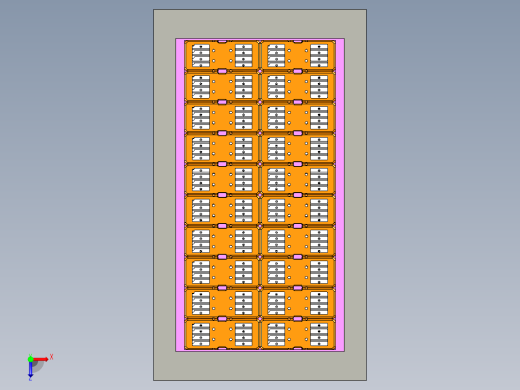 放膜机械构3D模型 (1)俯视缩略图
