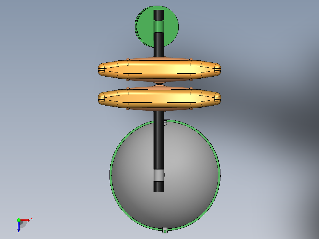 拐杖SW2017俯视图