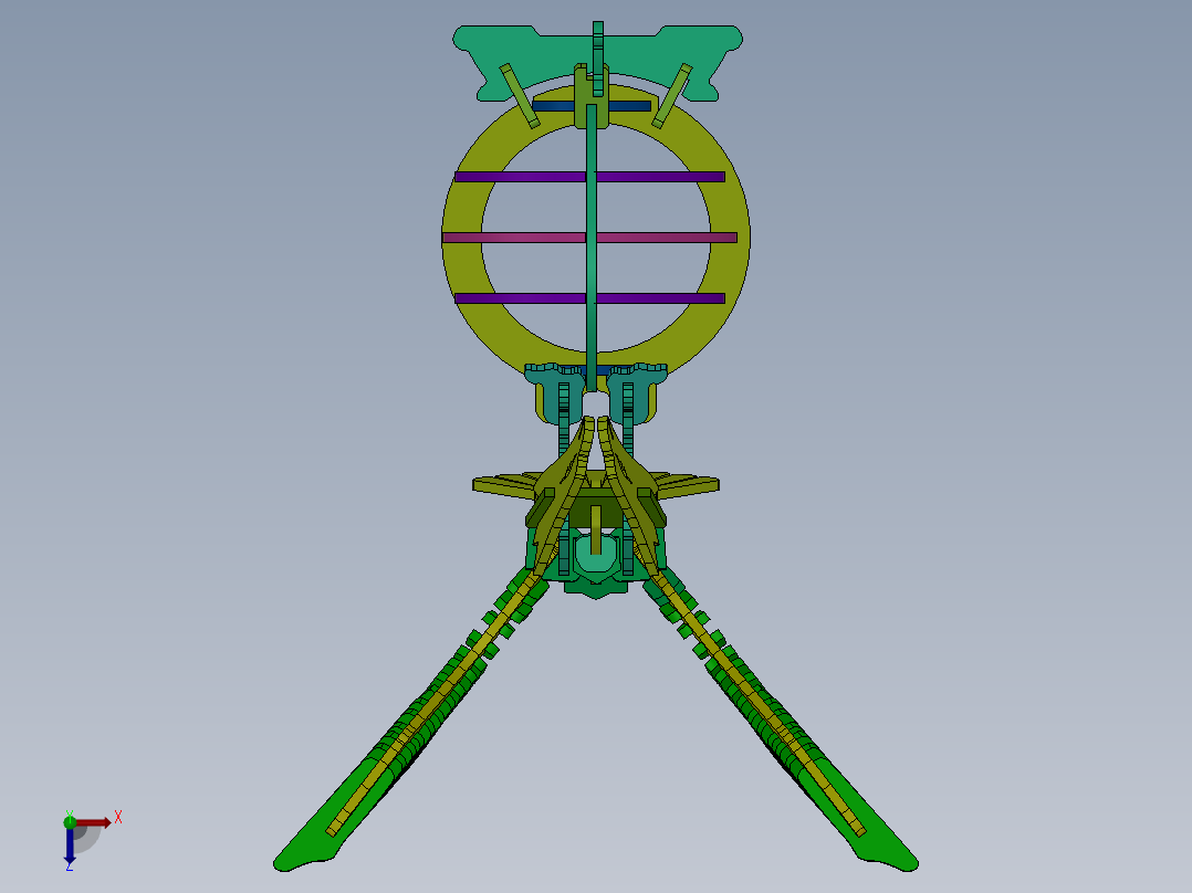 老鹰（摆件俯视图