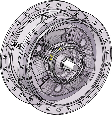 少齿差行星减速器设计模型