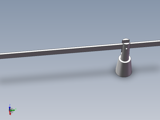 Q040-一种采用重物平衡的电动栏杆的设计【三维SolidWorks】