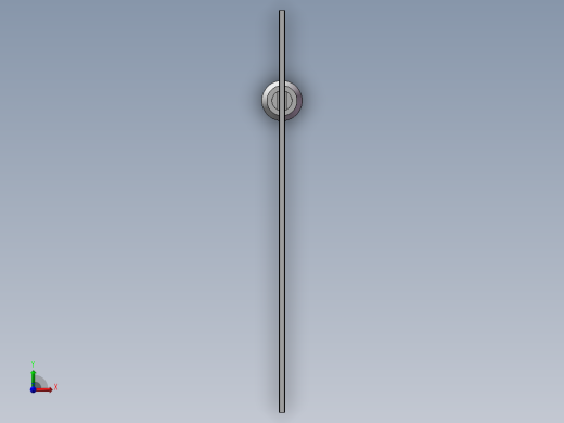 Q040-一种采用重物平衡的电动栏杆的设计【三维SolidWorks】前视缩略图
