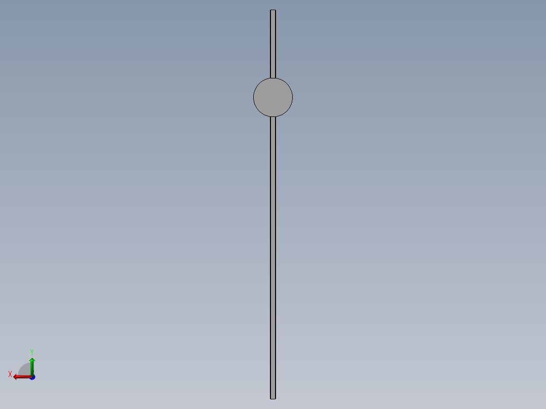 Q040-一种采用重物平衡的电动栏杆的设计【三维SolidWorks】后视图