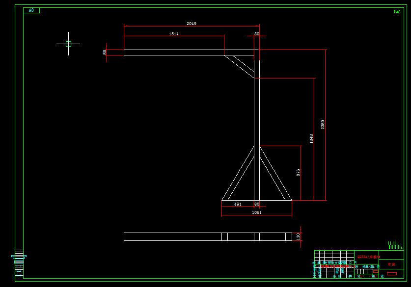 Q040-一种采用重物平衡的电动栏杆的设计【三维SolidWorks】