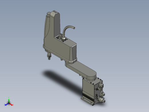 雅马哈 四轴机械手 机器人 手臂3D图纸
