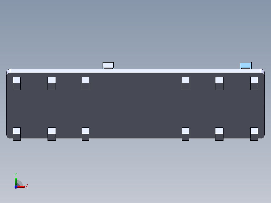一种三辊子式卷板机的设计（含三维SW模型+CAD图纸+说明书）前视图