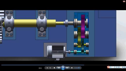 一种三辊子式卷板机的设计（含三维SW模型+CAD图纸+说明书）缩略图