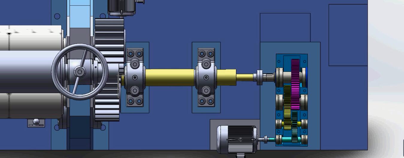 一种三辊子式卷板机的设计（含三维SW模型+CAD图纸+说明书）