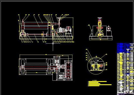 一种三辊子式卷板机的设计（含三维SW模型+CAD图纸+说明书）缩略图