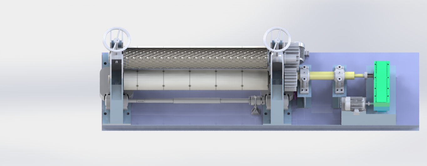 一种三辊子式卷板机的设计（含三维SW模型+CAD图纸+说明书）